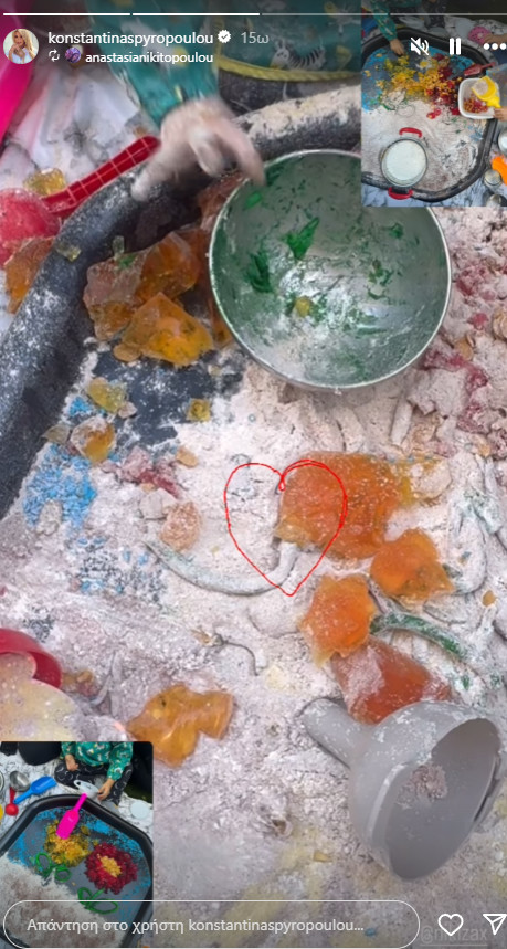 Κωνσταντίνα Σπυροπούλου: Το messy play με τον γιο της - Τα οφέλη του