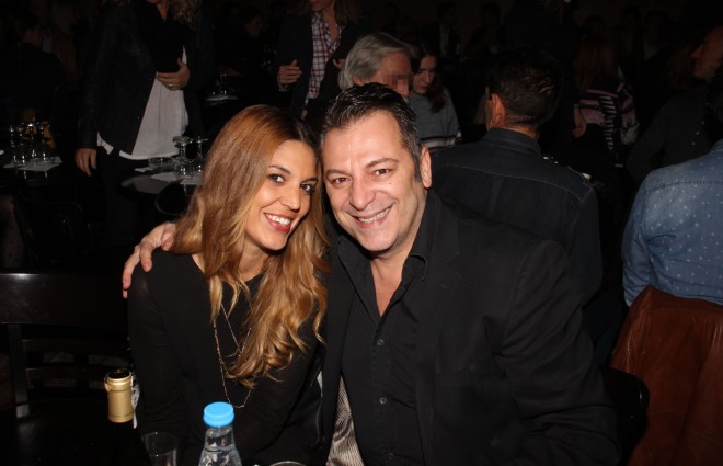 Μία από τις σπάνιες δημόσιες εμφανίσεις του Γιώργου Δασκουλίδη με τη σύντροφό του, Εύη, το 2015/ NDP 