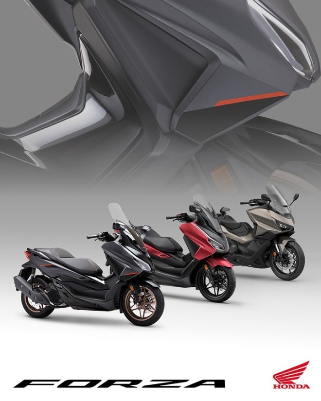 Honda: Η σειρά Forza αναβαθμίζεται 