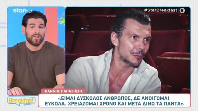 Παπαζήσης: Η δύσκολη σκηνή στους «Μαύρους Πίνακες», ο έρωτας και ο γιος του