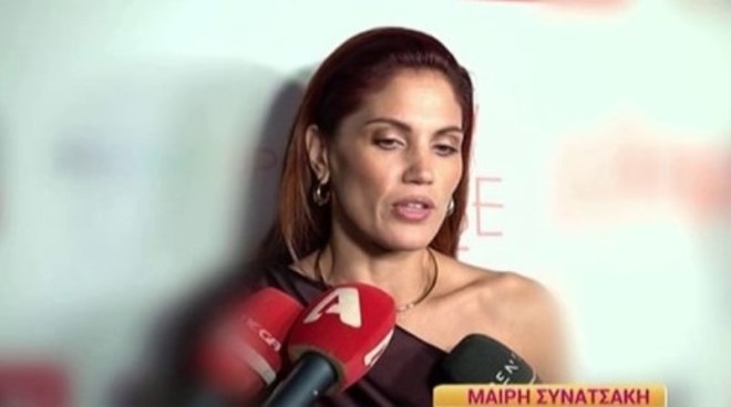 Η Μαίρη Συνατσάκη δε σκέφτεται τη βάφτιση της κορούλας της, Ολίβιας