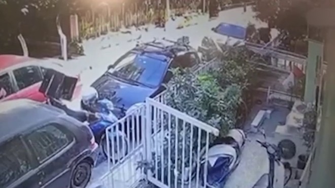 Αμπελόκηποι: Βίντεο ντοκουμέντο από τη στιγμή της έκρηξης