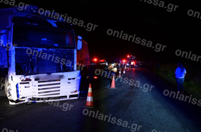 Λάρισα: Δύο νεκροί σε φονική καραμπόλα τεσσάρων οχημάτων