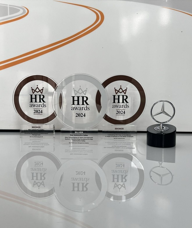 Star Automotive Ελλάς: Διάκριση σε τρεις κατηγορίες στα HR Awads
