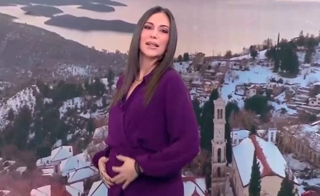 Η Ανθή Βούλγαρη αποκάλυψε πόσα κιλά έχει πάρει στην εγκυμοσύνη της
