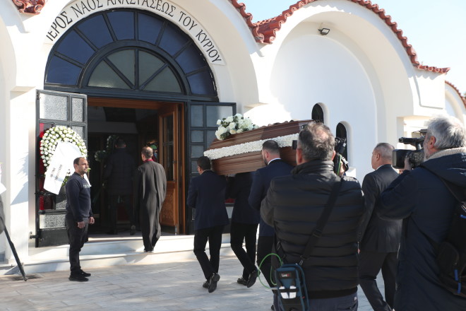Κηδεία Βέφας Αλεξιάδου/ Εurokinissi Βασίλης Βερβερίδης
