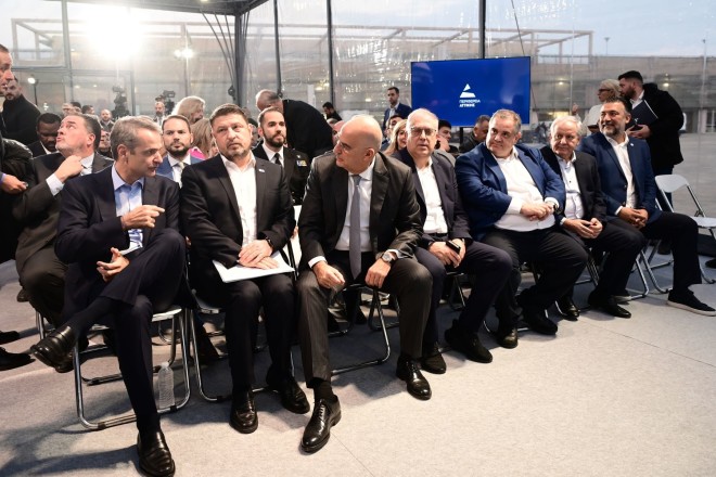 Μητσοτάκης, Χαρδαλιάς, Δένδιας, Θεοδωρικάκος, Σπανάκης κ.ά. στην ανάπλαση του φαληρικού όρμου   