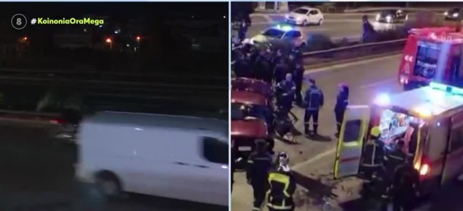 Καταδίωξη στον Κηφισό: Μπήκε στο αντίθετο ρεύμα και προσέκρουσε σε φορτηγό