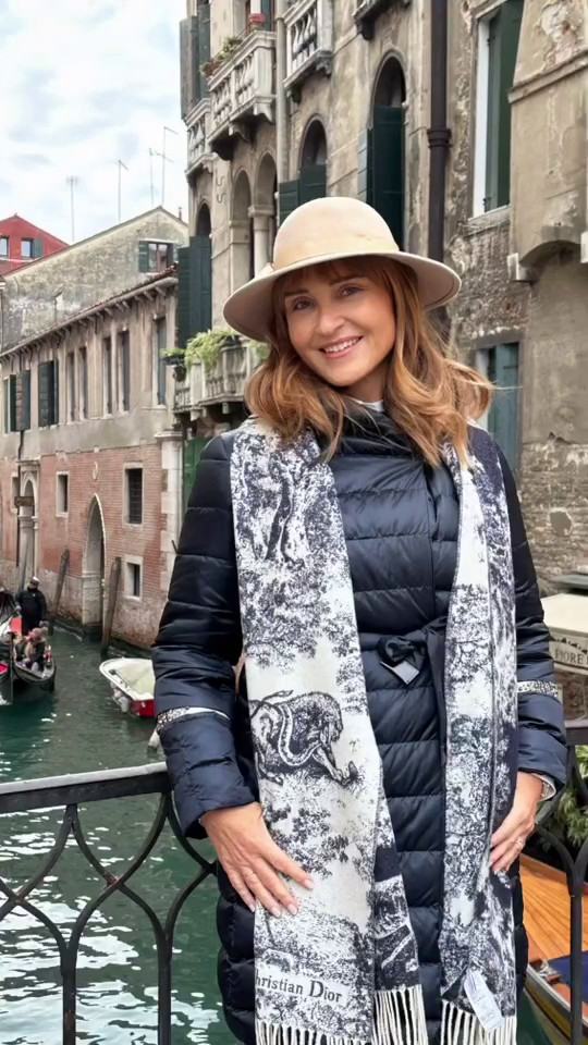 Mάρα Ζαχαρέα στη Βενετία/ πηγή φωτογραφίας Instagram