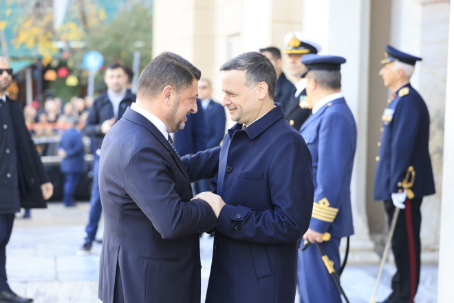 Σακελλαροπούλου, Μητσοτάκης, Ανδρουλάκης, Χαρδαλιάς, Δούκας στη δοξολογία