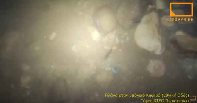Μέχρι και ψάρια έχει η τρίτη υπόγεια λίμνη που ανακαλύφθηκε στον Κηφισό/ πηγή «Γεωμυθική»