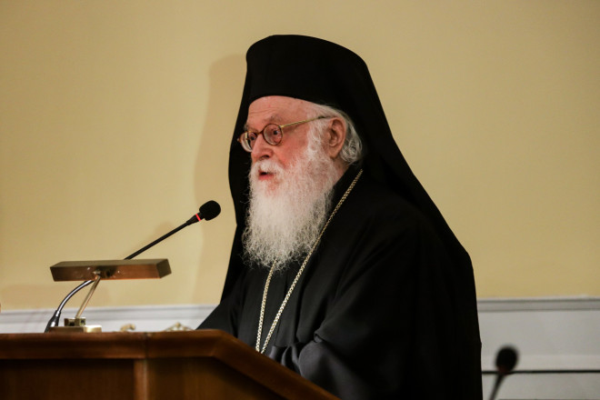 Ο Αρχιεπίσκοπος Αλβανίας Αναστάσιος