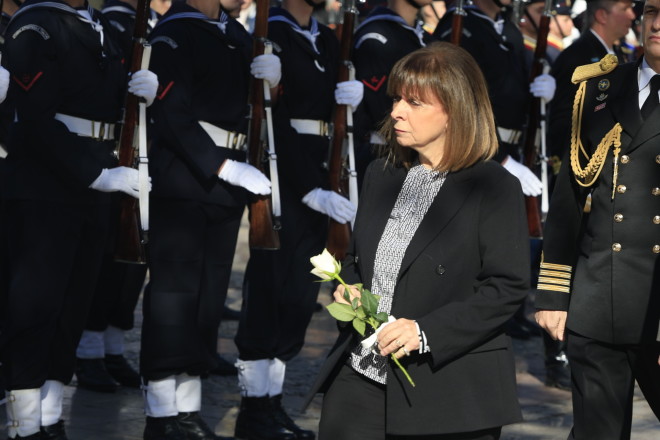 Η Πρόεδρος της Δημοκρατίας Κατερίνα Σακελλαροπούλου - Eurokinissi