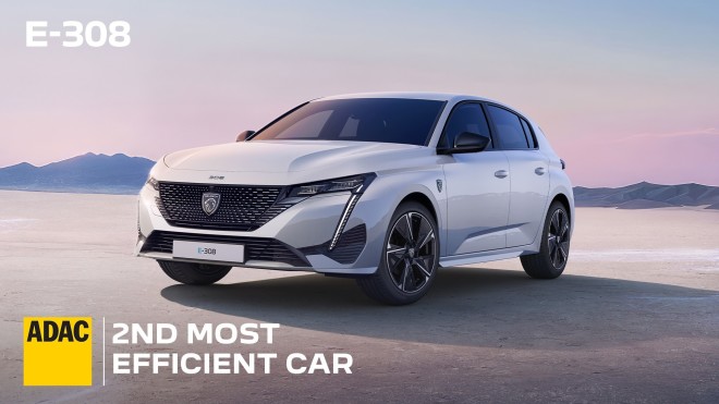 PEUGEOT E-208 & E-308: Κορυφαία σε αποδοτικότητα  