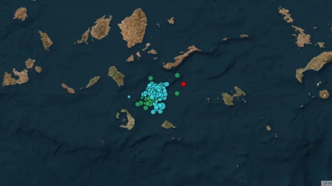 Πάνω από 500 σεισμοί έχουν καταγραφεί στις Κυκλάδες τις τελευταίες μέρες