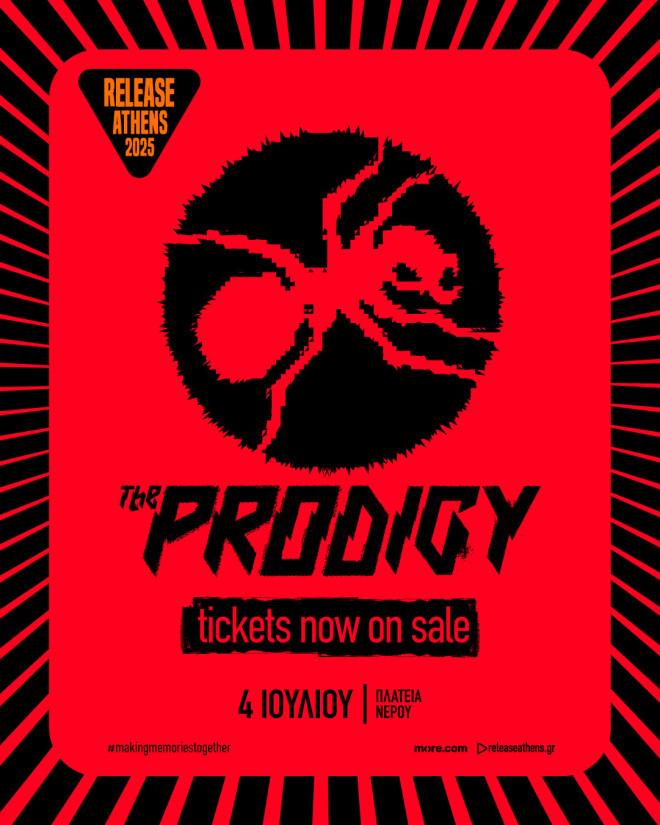 Release Athens 2025: Οι «The Prodigy» στην πλατεία Νερού