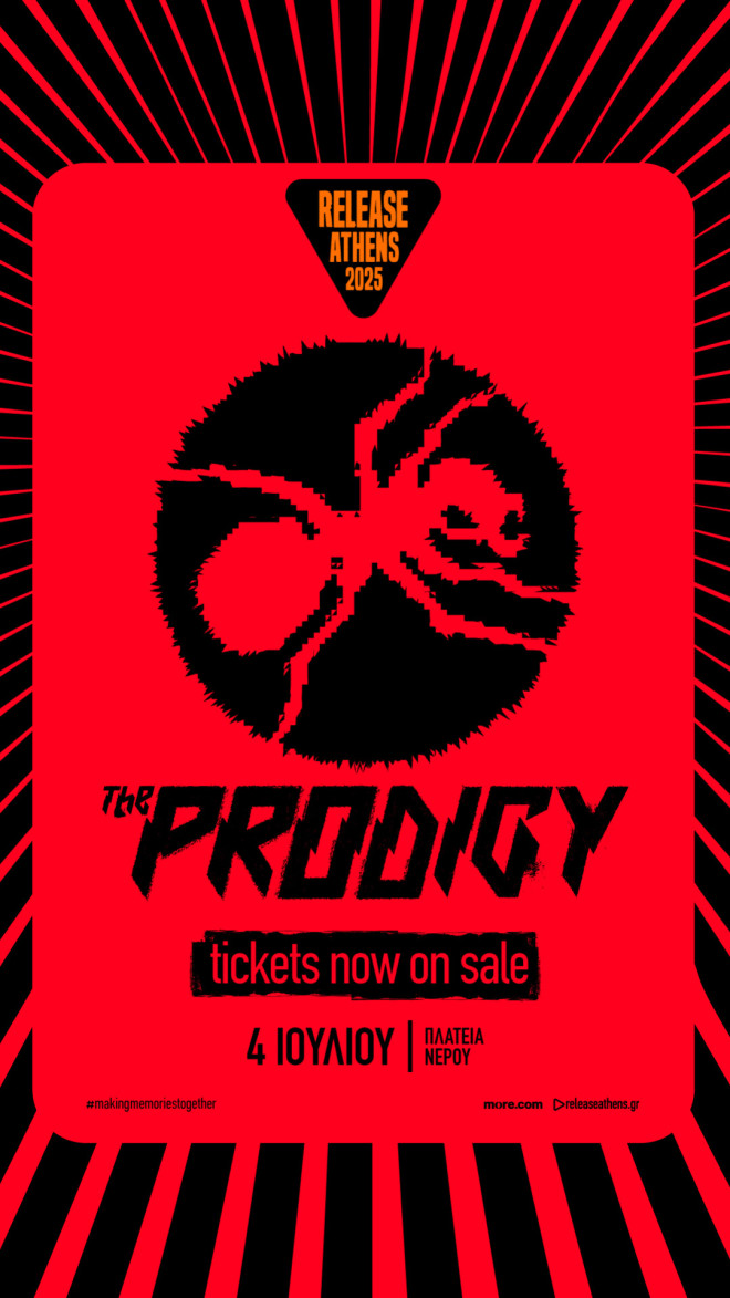 Release Athens 2025: Οι «The Prodigy» στην πλατεία Νερού