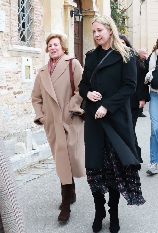 Η Άννα Μαρία με τη κόρη της Θεοδώρα
