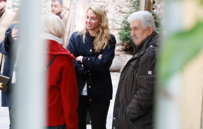 Χρυσή Βαρδινογιάννη και Νικόλαος Ντε Γκρες στην πρόβα του γάμου τους