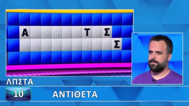 Τροχός της Τύχης: Γύρω από τη μόρφωση τα «Αντίθετα» - Βρες τον γρίφο