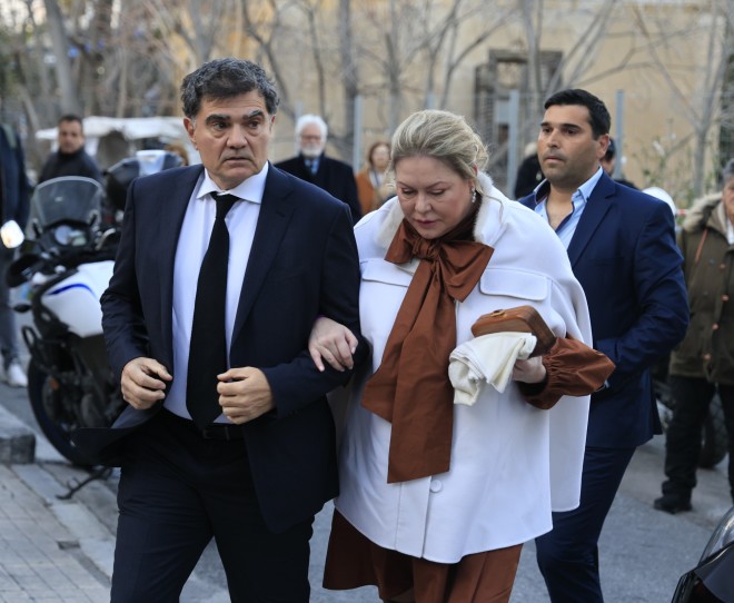 Ο Γιάννης Βαρδινογιάννης με τη σύζυγό του Μελίσσα