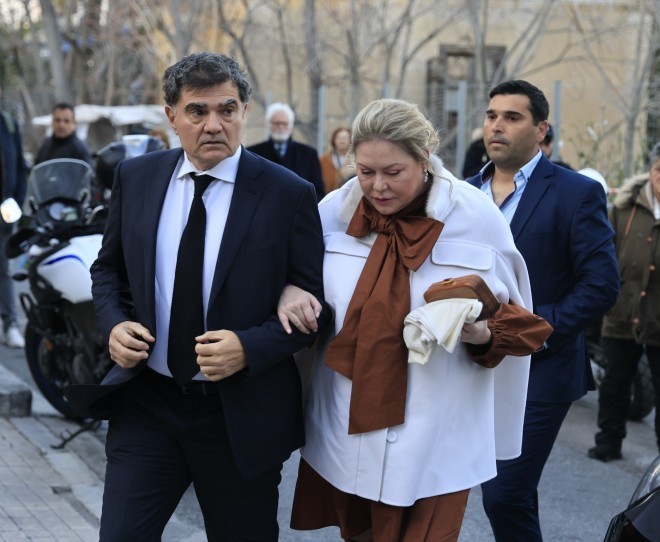 Ο Γιάννης Βαρδινογιάννης με τη σύζυγό του Μελίσσα