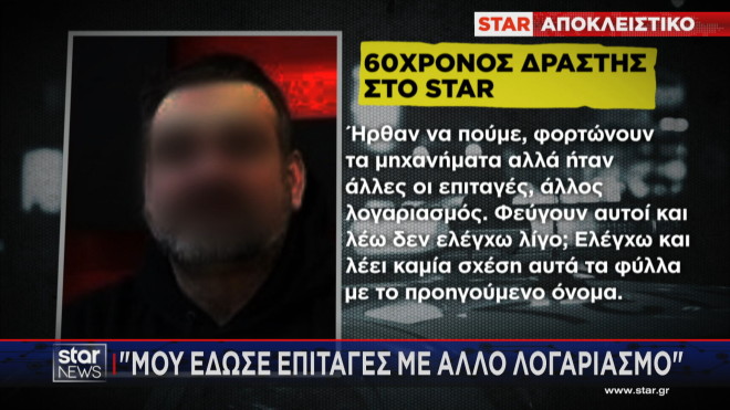 Λάρισα: Τι είπε στο Star ο δράστης ενώ ήταν ταμπουρωμένος