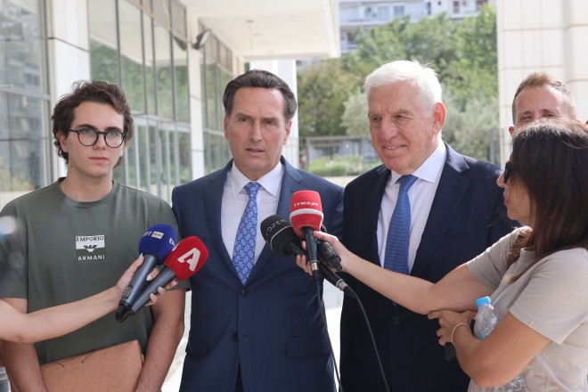 Ο Γιάννος Παπαντωνίουν μετά την αθώωσή του - Eurokinissi