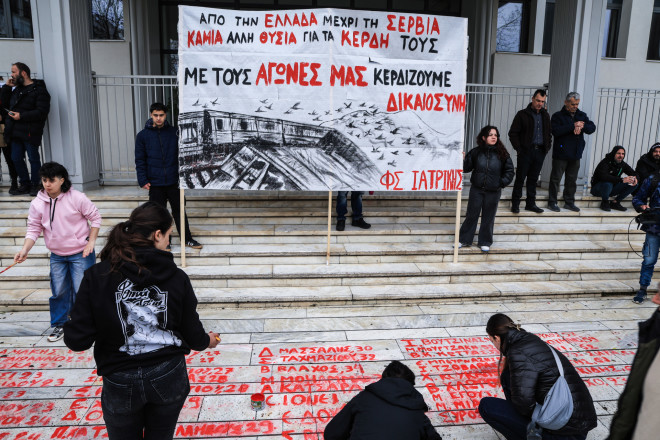 Λάρισα: Συλλαλητήριο για τα Τέμπη