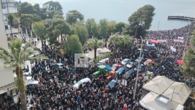 Συλλαλητήριο για τα Τέμπη στον Βόλο 28/2/2025