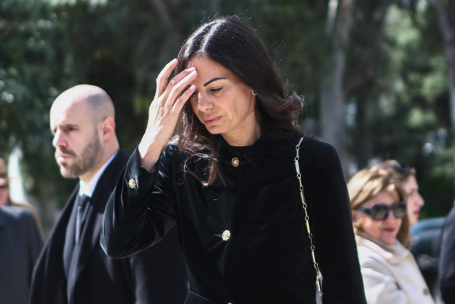 Δίπλα στα παιδιά τους και η πρώην σύζυγος του Αλέξη Κούγια, Εύη Βατίδου - Eurokinissi