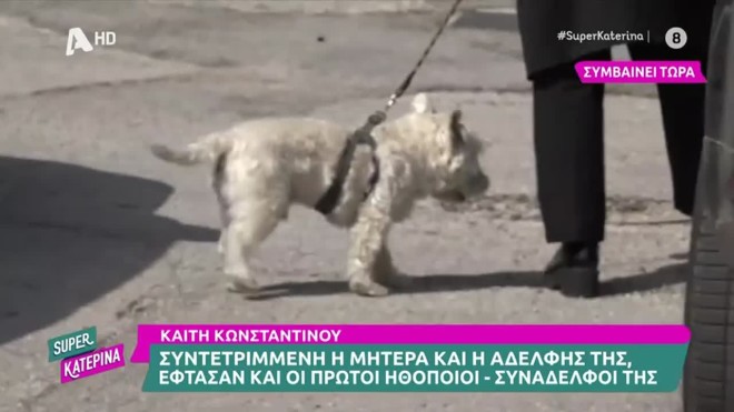 Καίτη Κωνσταντίνου: Ο σκύλος της ήταν στην κηδεία για το τελευταίο «αντίο»