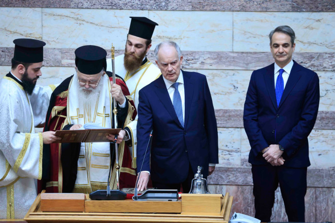 Τελετή ορκωμοσίας του νέου Προέδρου της Δημοκρατίας/ Eurokinissi Xρήστος Μπόνης
