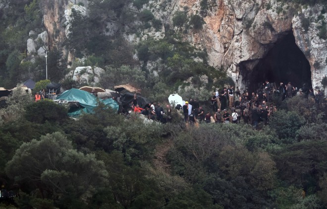 Οδύσσεια: Στιγμιότυπο από τα γυρίσματα της ταινίας στην Πύλο/ NDP Νίκος Ζότος