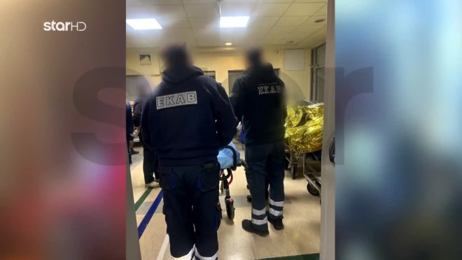 Φωτιά στο Γενικό Κρατικό Νίκαιας: H στιγμή της εκκένωσης