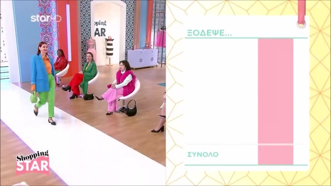 Shopping Star: Με ποια χρώματα έκανε η Νάνσυ το απόλυτο color blocking;