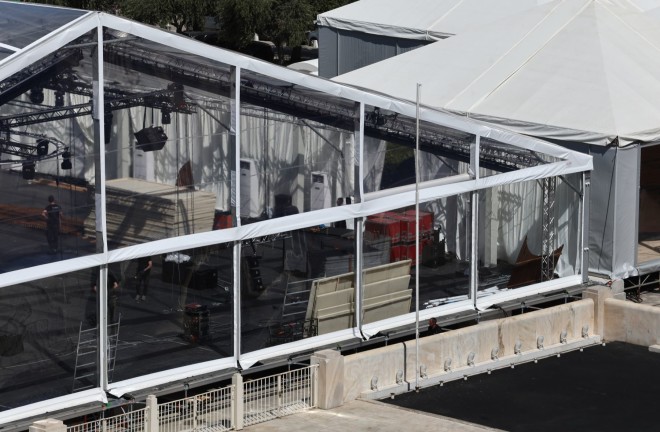 Η λυόμενη κατασκευή για την οποία ζήτησε διακοπή εργασιών η Λ. Μενδώνη    