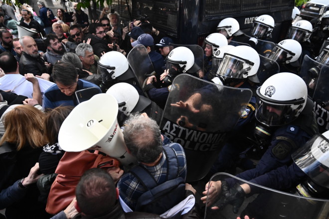  Στη διάρκειά του σημειώθηκαν σοβαρά επεισόδια ανάμεσα σε εκπαιδευτικούς και άνδρες της αστυνομίας. 