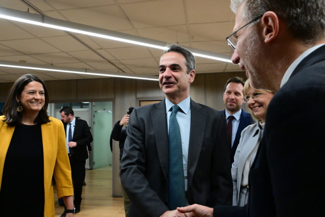 Μητσοτάκης στο υπουργείο Εργασίας
