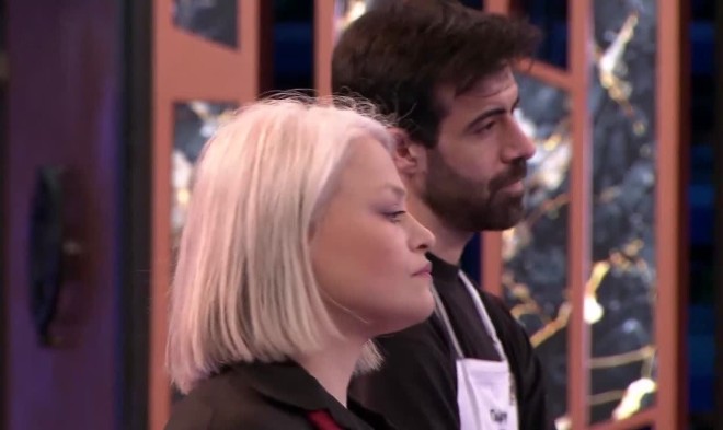 MasterChef: Γιώργος και Χριστιάνα βρέθηκαν μπροστά για να αξιολογηθούν από τους σεφ και κριτές