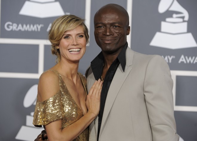 Η Χάιντι Κλουμ με τον πρώην σύζυγό της Seal το 2011 στα βραβεία Γκράμι