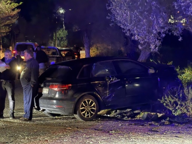 Τροχαίο στη Μεσαρά με εμπλοκή οικογένειας 
