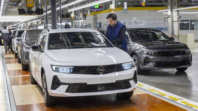 H παραγωγή του Opel Astra Electric 