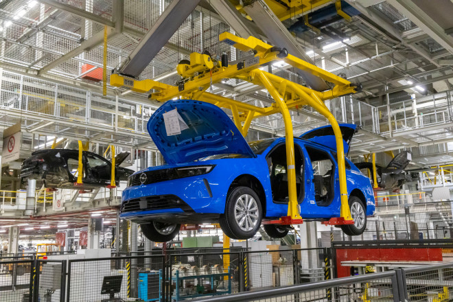 H παραγωγή του Opel Astra Electric 
