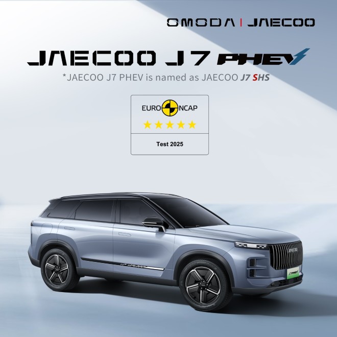 Plug-In Hybrid JAECOO 7 SHS: Πήρε 5 αστέρια από το Euro NCAP