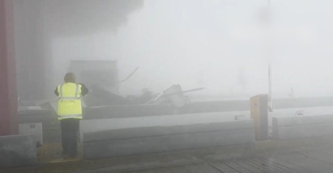 Φορτηγό έπεσε σε διόδια της Κοζάνης