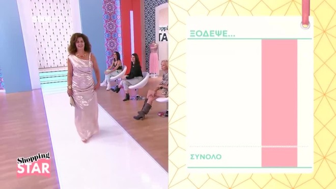 Shopping Star: Παραλίγο ατύχημα για τη διαγωνιζόμενη πάνω στην πασαρέλα