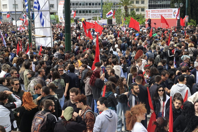 Σε εξέλιξη συγκεντρώσεις για την εργατική πρωτομαγιά 