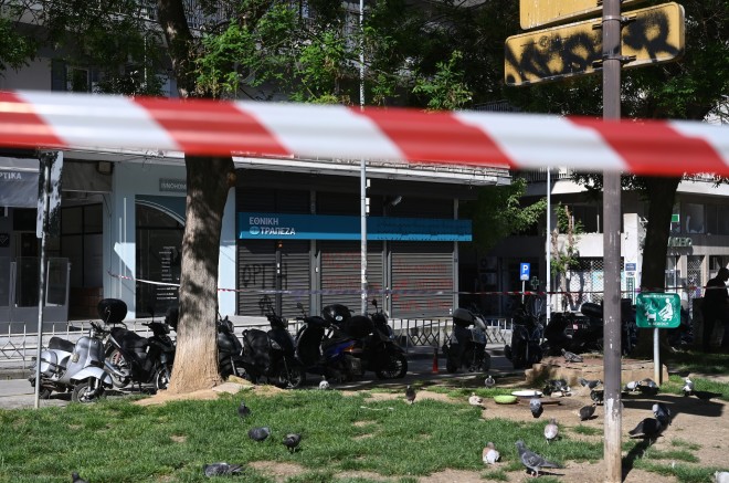 Το σημείο όπου σημειώθηκε η έκρηξη στη Θεσσαλονίκη/ ΙΝΤΙΜΕ Παπανίκος Γιάννης
