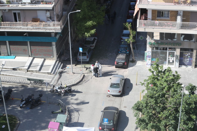 Θεσσαλονίκη: Έκρηξη έξω από τράπεζα